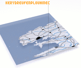 3d view of Kerydreuf-en-Plouhinec