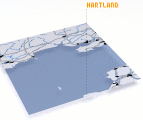 3d view of Hartland