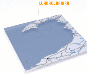 3d view of Llanaelhaiarn