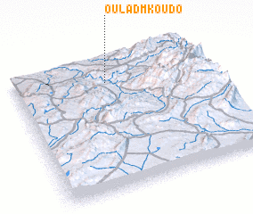 3d view of Oulad Mkoudo