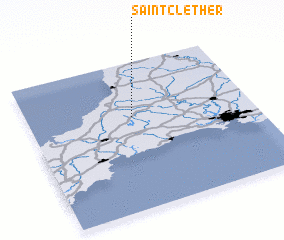 3d view of Saint Clether