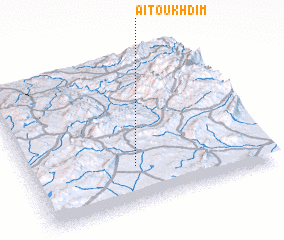 3d view of Aït Oukhdim