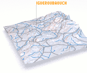 3d view of Iguer Ou Baouch