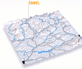 3d view of Sahel