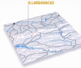 3d view of Illán de Vacas