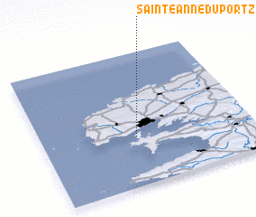 3d view of Sainte-Anne du Portzic