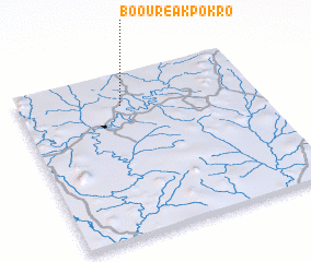 3d view of Boouré Akpokro