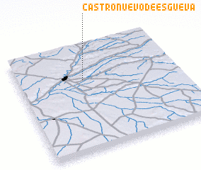 3d view of Castronuevo de Esgueva