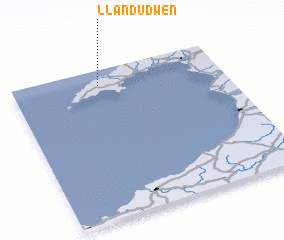 3d view of Llandudwen