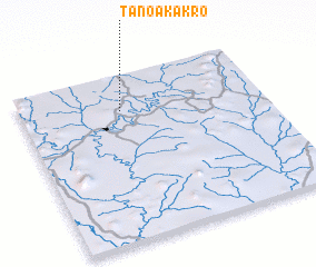 3d view of Tano-Akakro