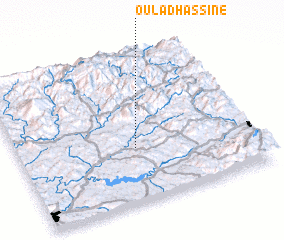 3d view of Oulad Hassine