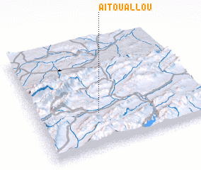 3d view of Aït Ouallou