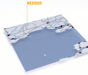 3d view of Hermon