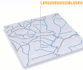 3d view of Lengoué-Koissi-Blékro