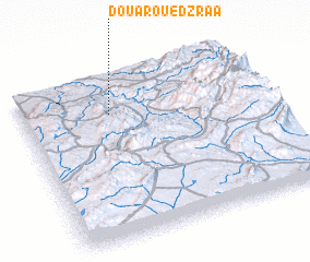 3d view of Douar Oued Zrâa