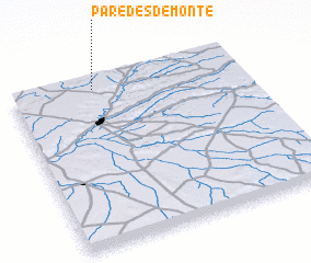 3d view of Paredes de Monte