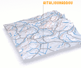 3d view of Aït Ali Ou Haddou