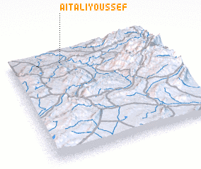 3d view of Aït Ali Youssef