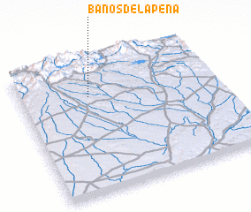 3d view of Baños de la Peña