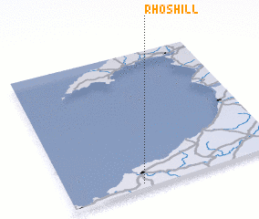 3d view of Rhos-hill