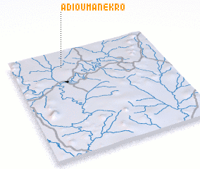 3d view of Adioumanékro