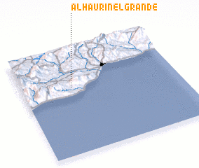 3d view of Alhaurín el Grande