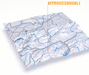 3d view of Aït Moussa Ou Ali