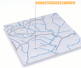 3d view of Kouassi-Nguessankro