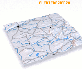 3d view of Fuente de Piedra