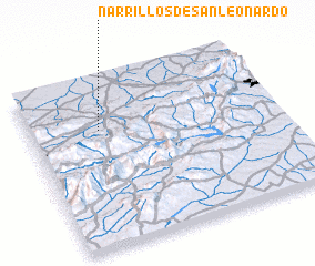 3d view of Narrillos de San Leonardo