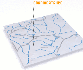 3d view of Gbania-Gatakro