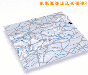 3d view of Almendral de la Cañada