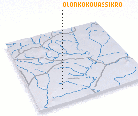 3d view of Ouonko-Kouassikro