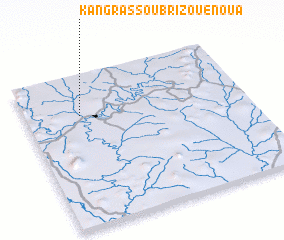 3d view of Kangrassou-Brizouénoua