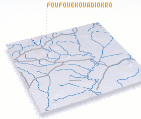 3d view of Foufoué-Kouadiokro