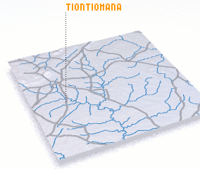 3d view of Tiontiomana