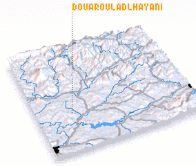 3d view of Douar Oulad Lhayani