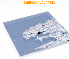 3d view of Lampaul-Plouarzel