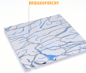 3d view of Bridge of Orchy