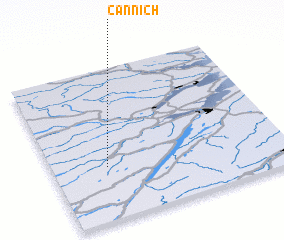 3d view of Cannich