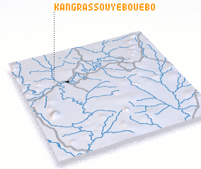 3d view of Kangrassou-Yebouébo