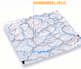 3d view of Douar Abd el Jelil