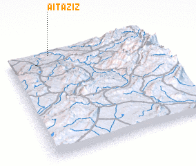 3d view of Aït Aziz