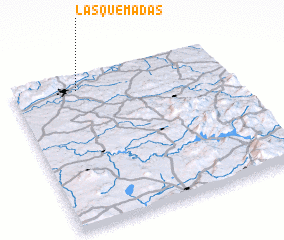 3d view of Las Quemadas