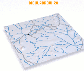 3d view of Dioula Broukro