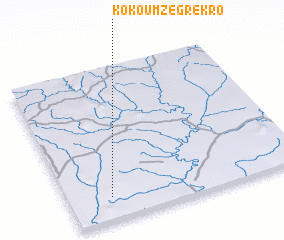 3d view of Kokoum-Zégrékro