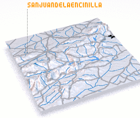 3d view of San Juan de la Encinilla