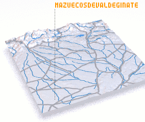 3d view of Mazuecos de Valdeginate