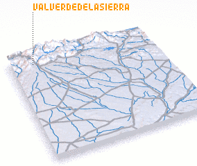 3d view of Valverde de la Sierra