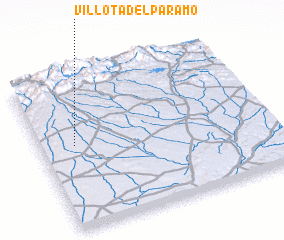 3d view of Villota del Páramo